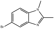 5-溴-1,2-二甲基苯并咪唑 结构式