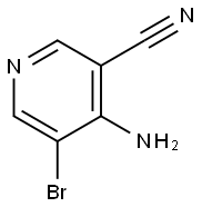 4-氨基-5-溴烟腈 结构式