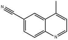 4-甲基-喹啉-6-甲腈 结构式