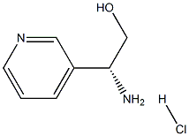 (R)-2-AMINO-2-(PYRIDIN-3-YL)ETHANOL HYDROCHLORIDE 结构式