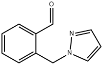 2-(1H-吡唑-1-基甲基)苯甲醛 结构式
