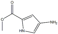 Methyl  4-aMino-1H-pyrrole-2-carboxylate 结构式