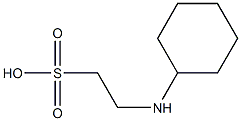 2-环已胺基乙磺酸 结构式