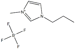 1-丙基-3-甲基咪唑四氟硼酸盐 结构式