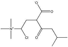 L-异戊酰基肉碱 结构式