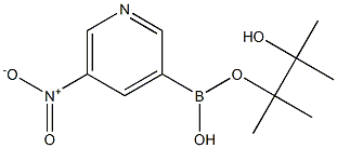 5-硝基吡啶-3-硼酸频哪酯 结构式