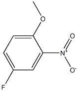 2-硝基-4-氟苯甲醚 结构式