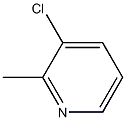 2-甲基-3-氯吡啶 结构式
