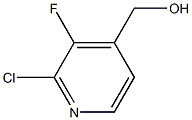 2-氯-3-氟-4-羟甲基吡啶 结构式