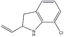 7-Chloro-2-vinyl-2,3-dihydro-1H-indole 结构式