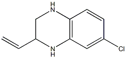 7-Chloro-2-vinyl-1,2,3,4-tetrahydro-quinoxaline 结构式