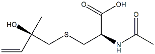 (R,S)-N-Acetyl-S-(2-hydroxy-2-Methyl-3-buten-1-yl)-L-cysteine 结构式