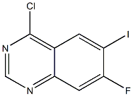 4-Chloro-7-fluoro-6-iodo-quinazoline 结构式