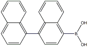 4-(1-Naphthyl)-1-Naphthylboronic acid 结构式