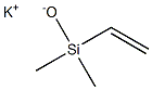 POTASSIUM VINYLDIMETHYLSILANOLATE, tech-90 结构式