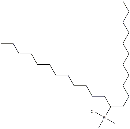 11-(CHLORODIMETHYLSILYL)METHYLTRICOSANE, tech-95 结构式