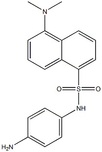 4-(丹磺酰氨基)苯胺 结构式