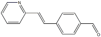 4-(4-甲酰基苯乙烯基)吡啶对甲苯磺酸盐 结构式