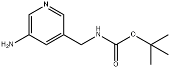 TERT-BUTYL ((5-AMINOPYRIDIN-3-YL)METHYL)CARBAMATE 结构式