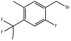 2-氟-5-甲基-4-(三氟甲基)苄基  结构式