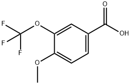 4-甲氧基-3-(三氟甲氧基)苯甲酸 结构式