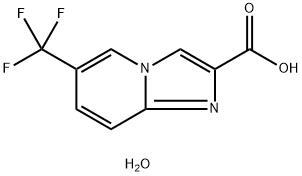 6-(三氟甲基)咪唑并[1,2-A]吡啶-2-羧酸 结构式