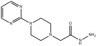 2-[4-(2-嘧啶基)-1-哌嗪基]乙酰肼 结构式