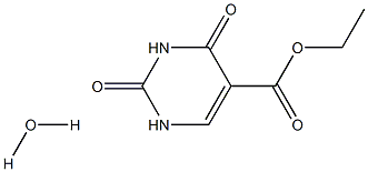 5-尿嘧啶甲酸乙酯水合物 结构式