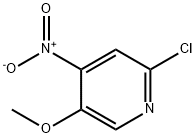 2-氯-5-甲氧基-4-硝基吡啶 结构式