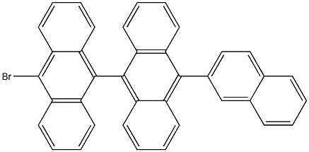 10-broMo-10'-(2-naphthyl)-9,9'-bianthracene 结构式