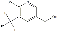 (6-broMo-5-(trifluoroMethyl)pyridin-3-yl)Methanol 结构式