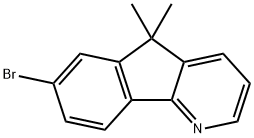 7-溴-5,5-二甲基-5H-茚并[1,2-B]吡啶 结构式