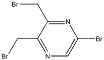 5-BROMO-2,3-BIS(BROMOMETHYL)PYRAZINE 结构式