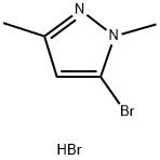 5-BroMo-1,3-diMethyl-1H-pyrazole hydrobroMide 结构式