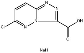 sodiuM 6-chloro-[1,2,4]triazolo[4,3-b]pyridazine-3-carboxylate 结构式