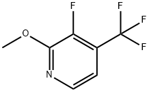 3-氟-2-甲氧基-4-三氟甲基吡啶 结构式