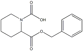 (S)-N-CBZ-3-哌啶甲酸 结构式