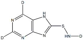 Azathioprine-d3 结构式