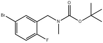 tert-butyl 5-broMo-2-fluorobenzyl(Methyl)carbaMate