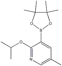 2-异丙氧基-5-甲基-3-吡啶硼酸片呐酯 结构式