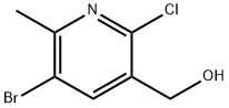 (5-溴-2-氯-6-甲基吡啶-3-基)甲醇 结构式