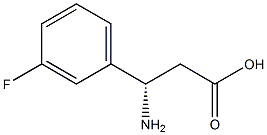 L(+)-Β-间氟苯丙氨酸 结构式