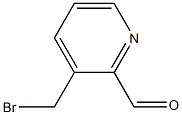 3-(溴甲基)吡啶-2-甲醛 结构式