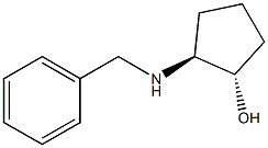 (1S,2S)-2-N-苄基环戊醇 结构式