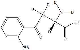KYNURENIC-D5 ACID 结构式