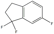 1,1,6-三氟二氢茚 结构式