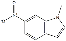 1-甲基-6-硝基吲哚 结构式