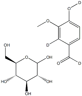 Vanilloside-d3 结构式