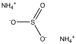 AMMONIUM SULFITE (35% SOLUTION IN WATER) 结构式