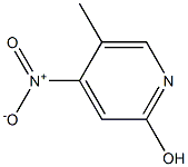 5-METHYL-4-NITROPYRIDIN-2-OL 结构式